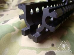 Катанный алюминиевый профиль с большим количеством оребрений